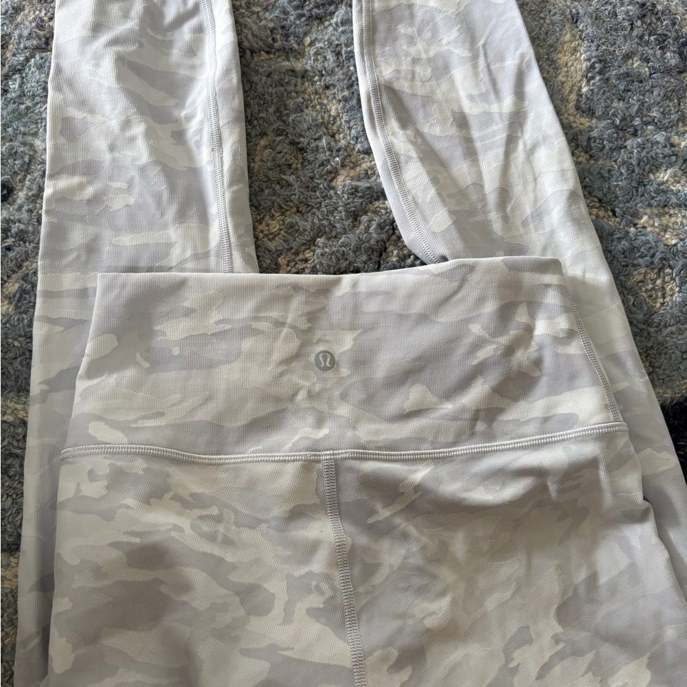 Lululemon Gray Camo Leggings